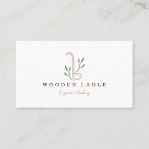 Logotyp för Blommigt av bageri-lager Visitkort
