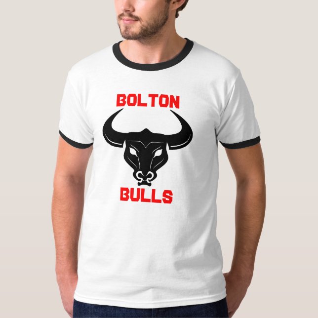 Logotyp för Bolton Bulls Head T Shirt (Framsida)