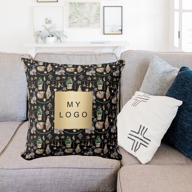 Logotyp för bondgårdshus kudde (Skapare uppladdad)