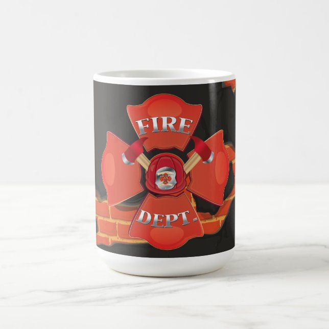 Logotyp för brandavledning kaffemugg (Center)
