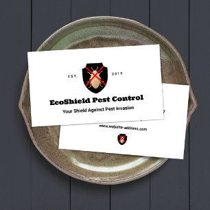 Logotyp för bröstkontrollsslutning visitkort