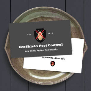 Logotyp för bröstkontrollsslutning visitkort