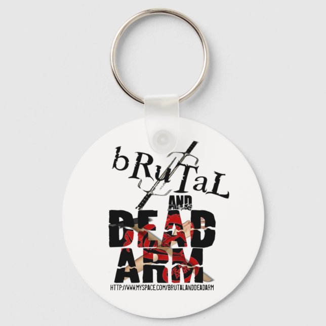 logotyp för bTaL och Dead Arm Nyckelring (Framsida)