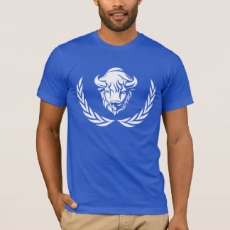 logotyp för buffelhusofficiell tee