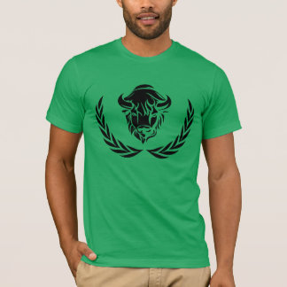 logotyp för buffelhusofficiell tee