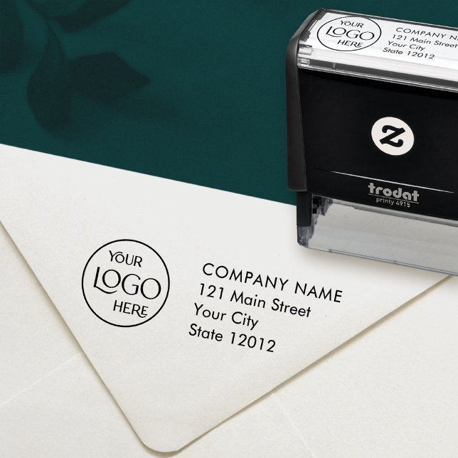 Logotyp för Business Returadress Professionell Mod Självfärgande Stämpel (Skapare uppladdad)