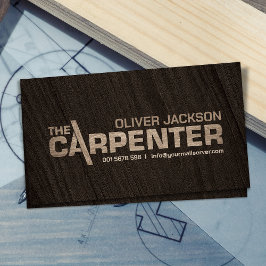Logotyp för Carpenter Services-coola Visitkort