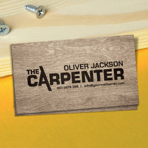 Logotyp för Carpenter Services-coola Visitkort