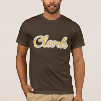 Logotyp för Clark T-tröjagult T Shirt
