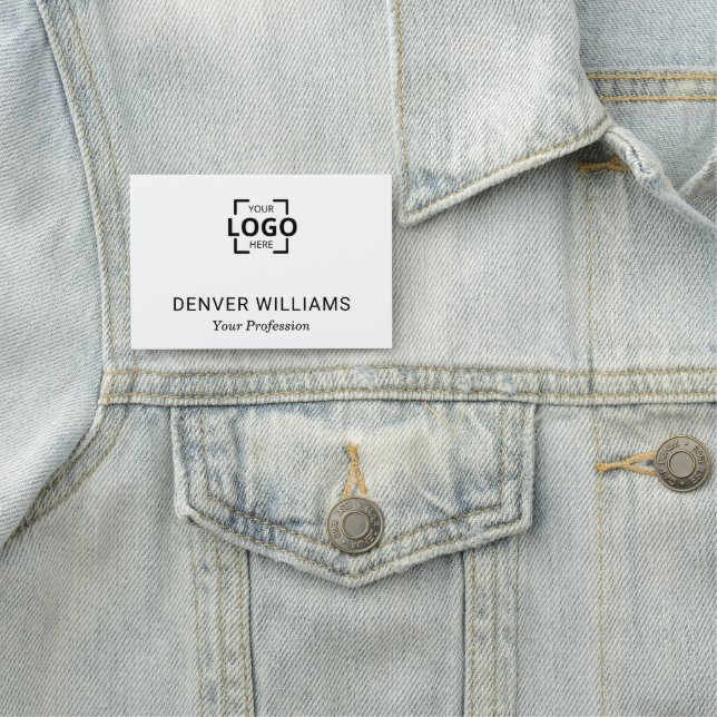 Logotyp för Classy Divider Anpassningsbar, Elegant Namnbricka (På plats)