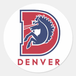 Logotyp för D Denver Runt Klistermärke