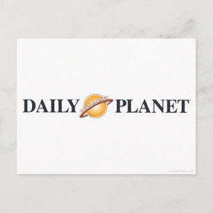 Logotyp för daglig planett vykort
