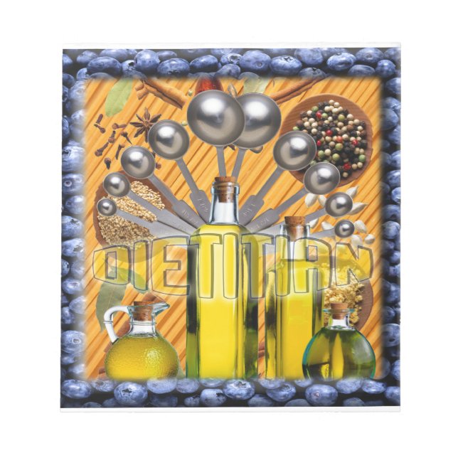 LOGOTYP FÖR DIETITIANMATCOLLAGE ANTECKNINGSBLOCK (Framsida)