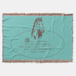 Logotyp för djurvård - Throw Blanket Filt