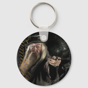 Logotyp för Dumbledore-skript Nyckelring