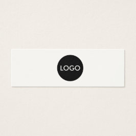 logotyp för elegant av skript litet visitkort