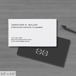 Logotyp för enkel Dubbla vid Anpassningsbar Visitkort