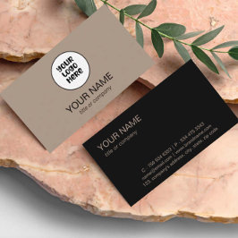 Logotyp för enkel Elegant Anpassningsbar-Professio Visitkort