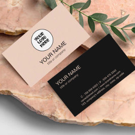 Logotyp för enkel Elegant Anpassningsbar-Professio Visitkort