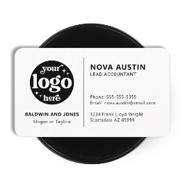 Logotyp för enkel professionell med minimal Anpass Visitkort