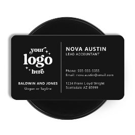 Logotyp för enkel professionell med minimal Anpass Visitkort