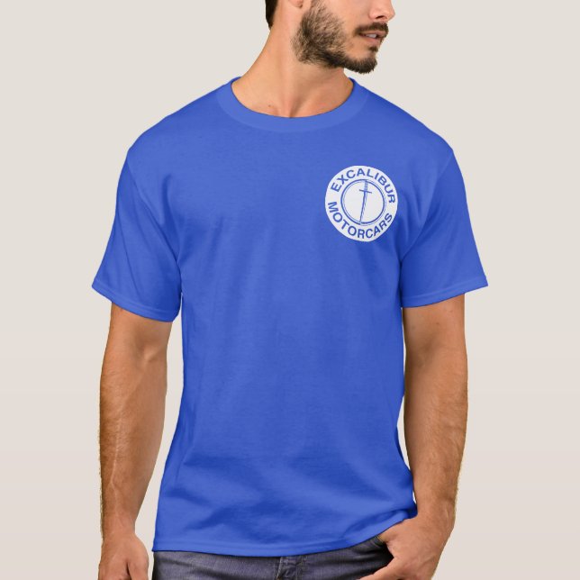 Logotyp för Excalibur bilvit T Shirt (Framsida)