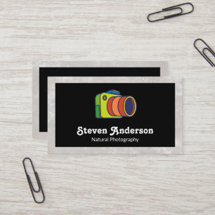 Logotyp för färgkameror KREATIV Visitkort