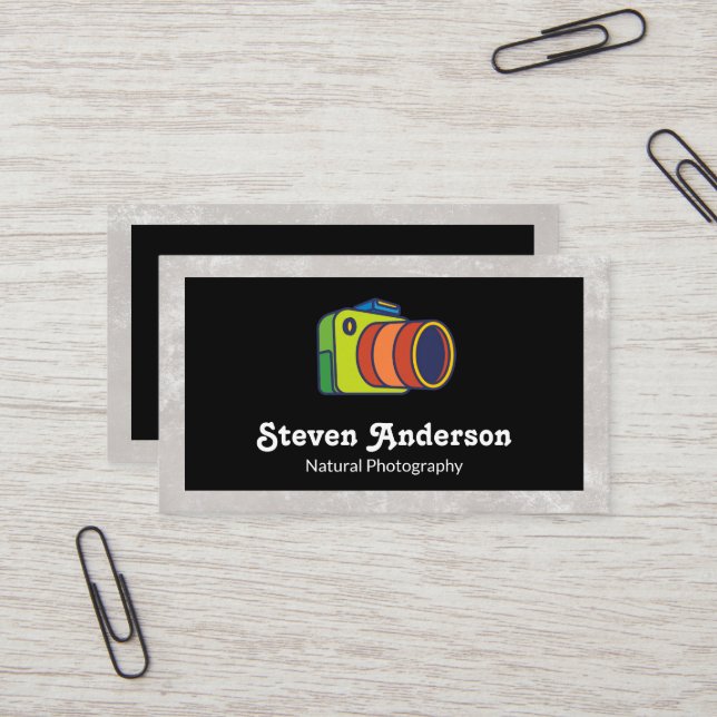 Logotyp för färgkameror | KREATIV Visitkort (Fram/Back In Situ)