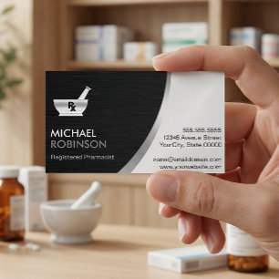 Logotyp för farmaceutiska specialiteter - Modern B Visitkortmagnet