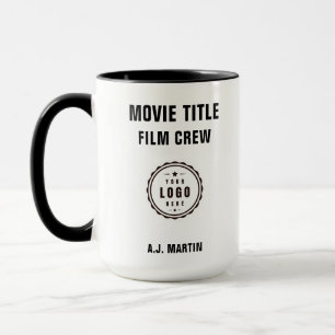 Logotyp för filmbesättning, Anpassningsbar Personl Mugg