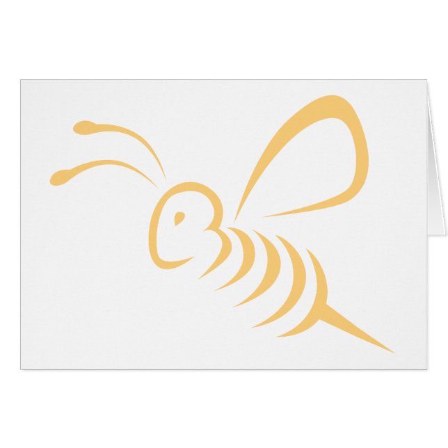 Logotyp för flygbiinsekt hälsningskort (Framsidan Horizontal)