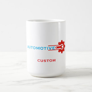 Logotyp för fordonsväxel kaffemugg