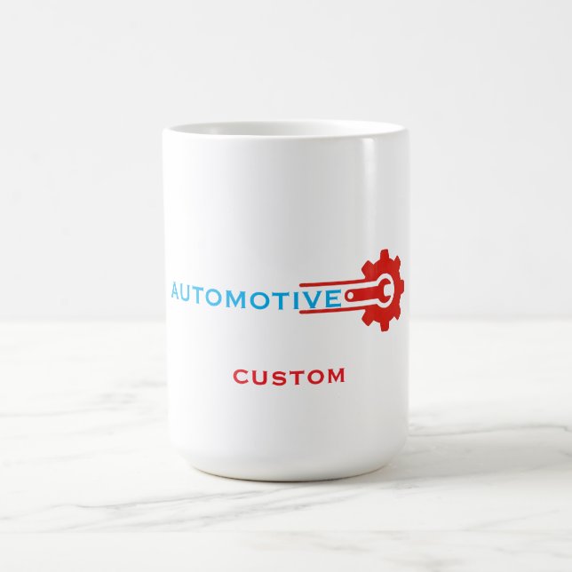 Logotyp för fordonsväxel kaffemugg (Center)