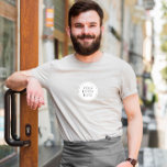 Logotyp för företag | Branded Employee Company T Shirt<br><div class="desc">En Elegant och minimal företagsutformning med en Logotyp och företagsinformation. Idealisk för alla typer av företag tillfälle! Gör det här objektet till ett eget objekt genom att lägga till texten. Om du vill komma åt avancerad redigering går du till "Anpassa den här verktygen" och klickar på "Information", rulla ner och...</div>