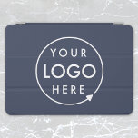 Logotyp för företag | Daglig blå modern Profession iPad Air Skydd<br><div class="desc">En enkel affärsmall för marinblå anpassningsbar i ett modernt minimalistiskt stil som lätt kan uppdateras med din logotyp. Om du behöver hjälp med att anpassa den här produkten kontaktar du mig med hjälp av meddelandeknappen nedan så hjälper jag lycklig.</div>