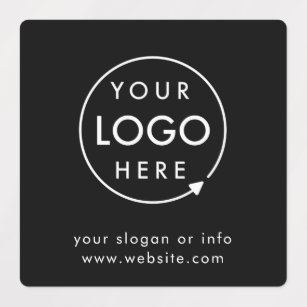 Logotyp för företag   Minimalistföretag Klistermärke