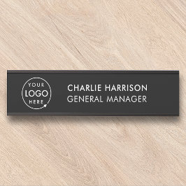 Logotyp för företag | Modern Black Company Office