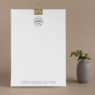 Logotyp för företag   Modern, enkel minimalistisk  Brevhuvud