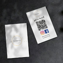Logotyp för företag | Modern QR-kodmall Social