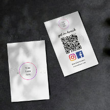 Logotyp för företag | Modern QR-kodmall Social