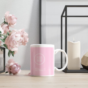 Logotyp för företag Modern Rosa i Professionelle Kaffemugg