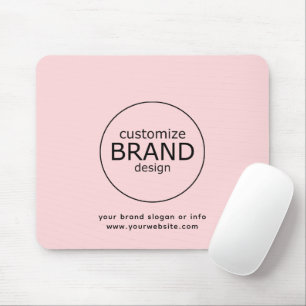 Logotyp för företag Modern Rosa - minimalistisk Musmatta
