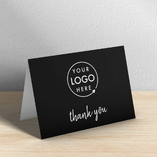 Logotyp för företag   Professionell för aktiebolag Tack Kort