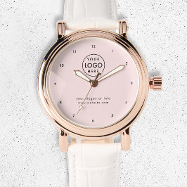 Logotyp för företag | Rosa Modern Professionell Armbandsur