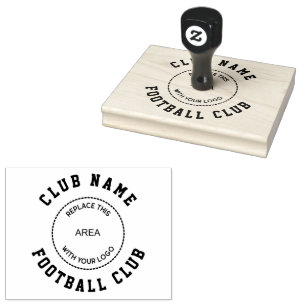 Logotyp för fotboll och Klubb Stämpel