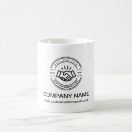 Logotyp för främjande av anpassningsbar för företa kaffemugg