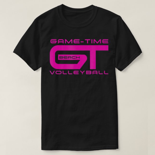 Logotyp för GameTime-Shock rosa T Shirt (Design framsida)
