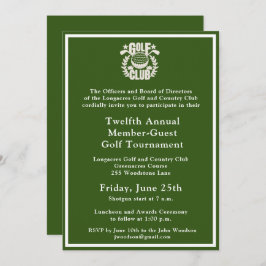 Logotyp för golfklubbens företagssturnering inbjudningar