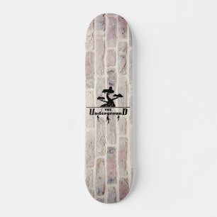 Logotyp för grundbakgrund - företag mini skateboard bräda 18,5 cm