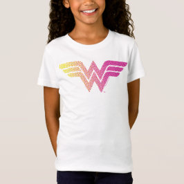 Logotyp för Gult-Rosa-raster för gradient för kvi T Shirt